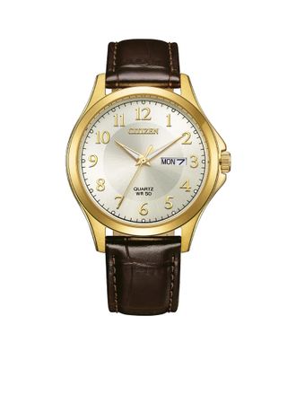 Citizen AQ Quartz Gold Dial Mens Watch BF2028-08A