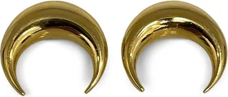 Marine Serre Orecchino a bottone Moon - Oro