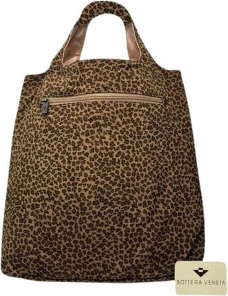 Bottega Veneta Pre-owned Tote Bag - Dames - Vintage Shopper - Bruin - ONE Size - Katoen - Vintage