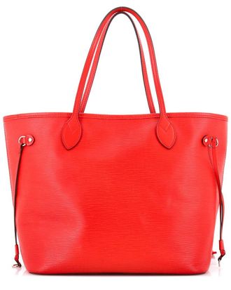 Louis Vuitton Red Epi Leather Neverfull Mm (Authentic Pre-Loved)