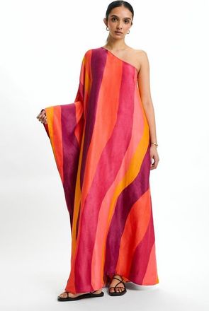 Diarrablu Satu One-Shoulder Maxi Dress Sano Rose at Nordstrom, Size Xx-Large
