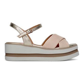 Sangiorgio Wedges, female, Beige, Size: 10 US Wedge Sandal