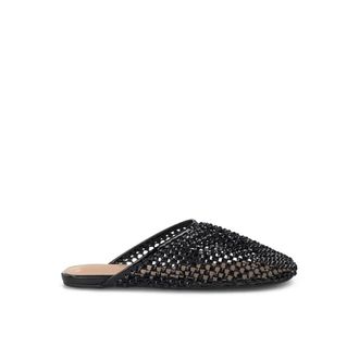 Alma En Pena Alma EN Pena, Schoenen, Dames, Zwart, 36 EU, Flat Mule Mesh Sandaal