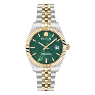 Philipp Plein Watches, female, Green, Size: ONE SIZE Date Superlative 34mm