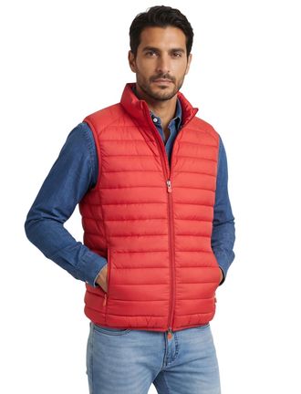 Save The Duck Rode gewatteerde bodywarmer Save The Duck