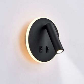 OEM Applique Murale - Led 12 W - Liseuse Orientable 3 W - 3000 K - Anti-scintillement - Pour Chevet Bureau Salon - 1 Unidad