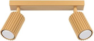 Wonderlamp Regleta Moto Dorado, 2 Luces