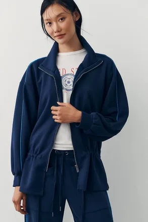 Bernardo Peplum Scuba Jacket