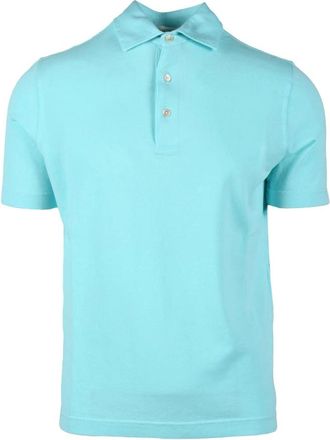 FILIPPO DE LAURENTIIS Katoenen Polo - Heren - Polos - Blauw - 2XL - Katoen - Tops