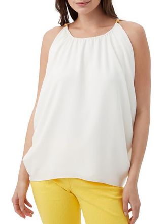 Trina Turk Amos Side Draped Top in Whitewash at Nordstrom, Size X-Small
