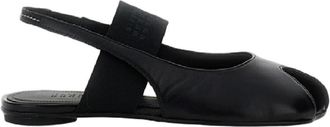 Maison Margiela Asymmetrical Toe Black Sandals