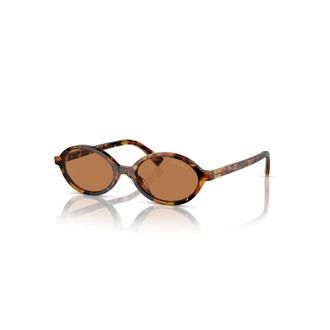 Miu Miu 04Zs Zonnebril - Dames - Accessoires - Bruin - Maat: 50 MM Zijde