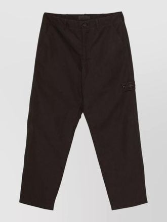 Stone Island water repellent chino trousers belt loops pockets