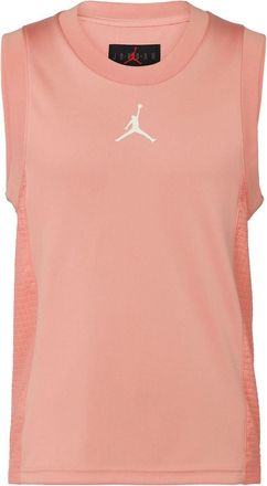 Nike Jordan Mens Air Jordan Colorblock Logo Round Neck Sleeveless Vest Orange CZ4742-808