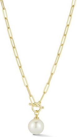 Glaze Jewelry Cultured Freshwater Pearl Pendant Necklace in Gold at Nordstrom Rack