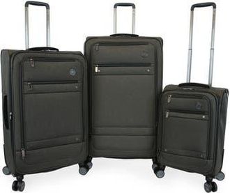 Original Penguin Havenport XL 3-Piece Softside Luggage Set in Black Crosshatch at Nordstrom Rack
