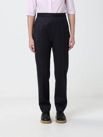 Jil Sander Pantaloni slim a vita alta in pura lana con chiusura laterale