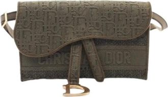 Dior Pre-owned Borsa a tracolla a sella - - Pre-owned - Donna - Verde - ONE SIZE