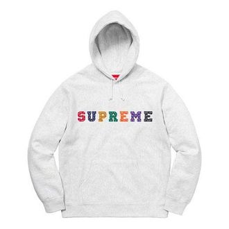 SUPREME FW19 Week 1 The Most Hooded Sweatshirt logo White SUP-FW19-012