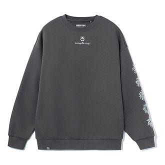 Li-Ning x Jon Burgerman BadFive Graphic Sweatshirt Grey AWDR739-5