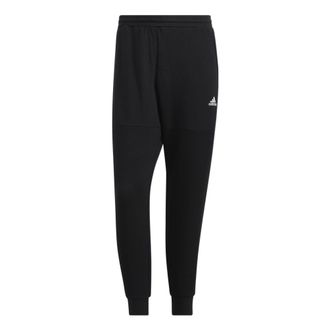 adidas Mens adidas Solid Color Knit Bundle Feet Sports Pants/Trousers/Joggers Black HE7444