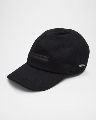 Ermenegildo Zegna Men & apos;s Oasi Cashmere and Wool Baseball Cap