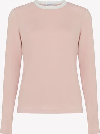 Serena Bute Jersey Long Sleeve T-Shirt - Pale Pink