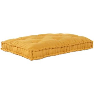 vidaXL Coj&iacute;n Para Sof&aacute; Pallet Amarillo Tela Vidaxl