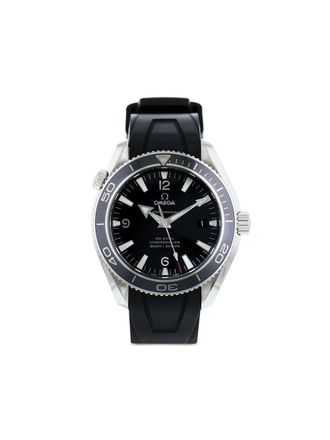 Omega 2010 pre-owned Seamaster Planet Ocean 42mm - Schwarz
