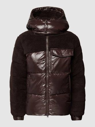 Save The Duck Steppjacke mit Label-Detail Modell ASTERS in Dunkelbraun, Größe XXL