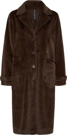 Notyz Nepbont Jas - Dames - Jassen - Bruin - XL - Nepbont - Jassen