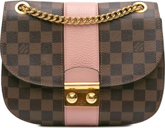 Louis Vuitton Pre-owned Womens Pallas Chain Shoulder Bag - Brown Textile - One Size