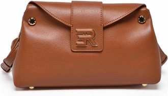 Ermanno Scervino Vally Magnetic Closure Shoulder Bag With Embossed Logo Accents
