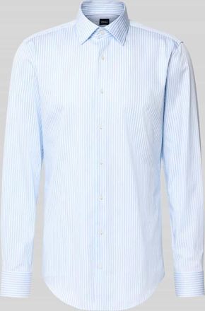 HUGO BOSS Regular Fit Businesshemd mit extra langem Arm Modell H-JOE-K in Bleu, Gr&ouml;&szlig;e 40L