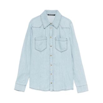 Pennyblack Dames, Blouses & Shirts, Blauw, Maat: M Denim