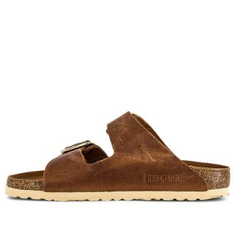 Birkenstock (WMNS) Birkenstock Arizona Big Buckle Oiled Leather Cognac 1011073