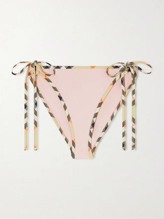 Burberry Slip Bikini - Rosa