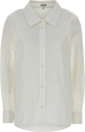 Loewe White Regular Solid Shirt