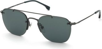 Lozza Sl2434 Gubbio 4 568Y Mens Sunglasses Grey Size 57