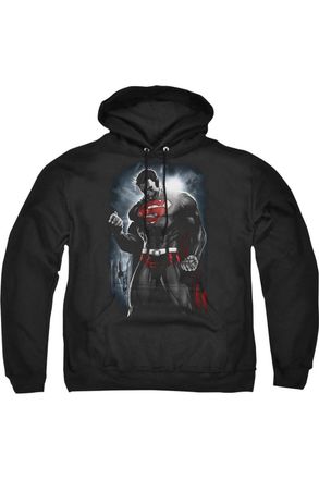 Gildan Superman Light Of The Sun Adult Pull Over Hoodie / Hooded Sweatshirt
