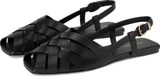 Michael Kors Irene Sling Flat Womens Shoes Black : 9 M, Leather