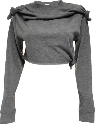 Loewe Top Anagram a maniche lunghe 2015-2025 - Grigio