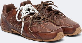 Miu Miu x New Balance 530 SL leather sneakers
