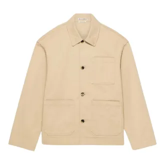 J.W.Anderson Light Jackets, male, Beige, Size: XL Patch Pocket Jacket