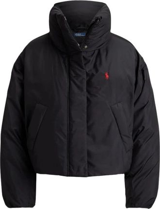 Ralph Lauren Poly Taff-Wvn Coat - Dames - Winterjassen - Zwart - XS - Polyester - Jassen