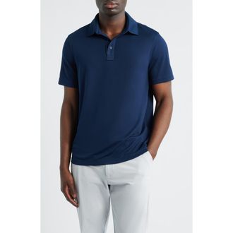 G/Fore Essential Performance Piqu&eacute; Golf Polo in Twilight at Nordstrom, Size Xx-Large