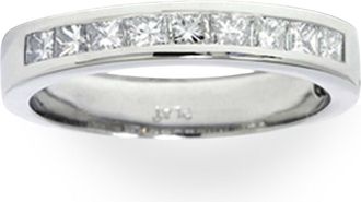 Pompeii3 950 Platinum 5/8ct Princess Cut Diamond Wedding Ring