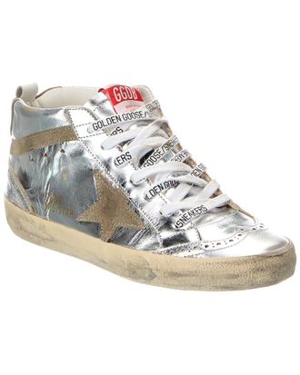 Golden Goose Mid Star Classic Leather & Suede Sneaker