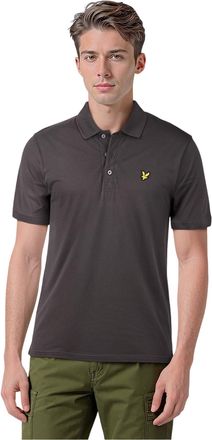 Lyle & Scott Herenpolo met korte mouwen (Gunmetal)