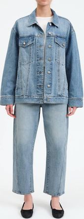 Daze Beau Boyfriend Oversized Jacket In Twinkle